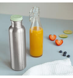 Blafre stålflaske - mørk blå 750 ml