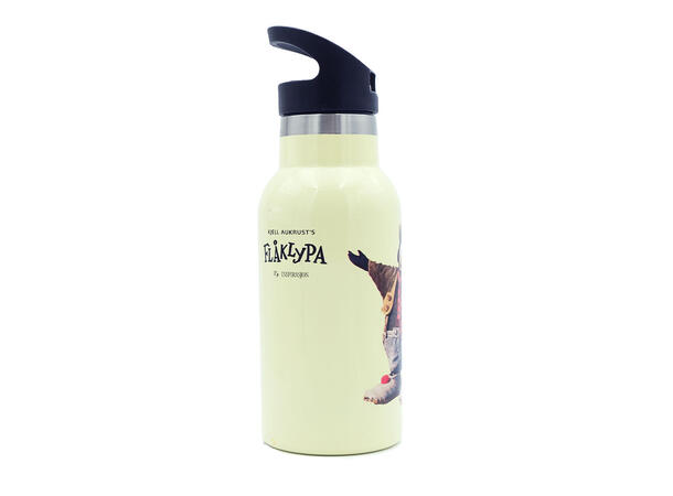 Flåklypa drikkeflaske Lys Gul - 350ml Flåklypa
