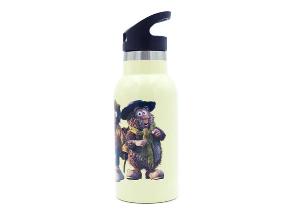 Flåklypa drikkeflaske Lys Gul - 350ml Flåklypa