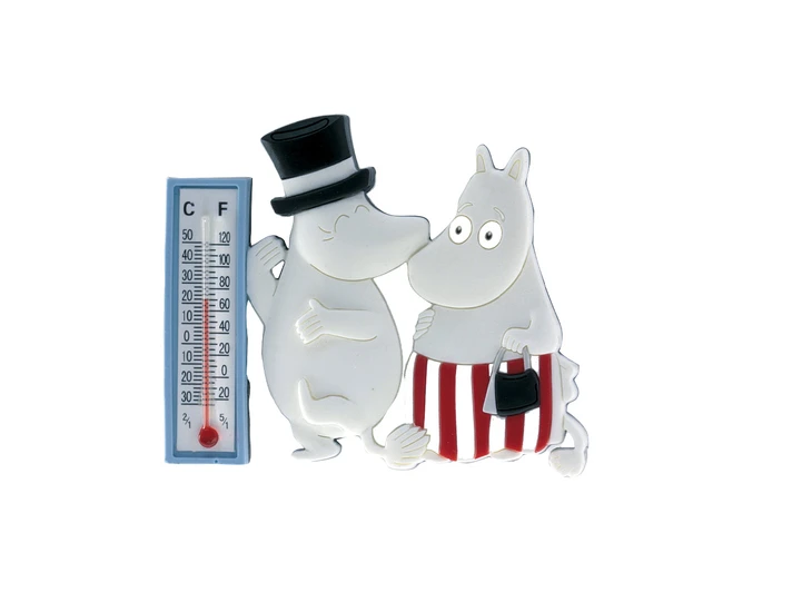 Mummi Magnet med termometer Mummifamilien 