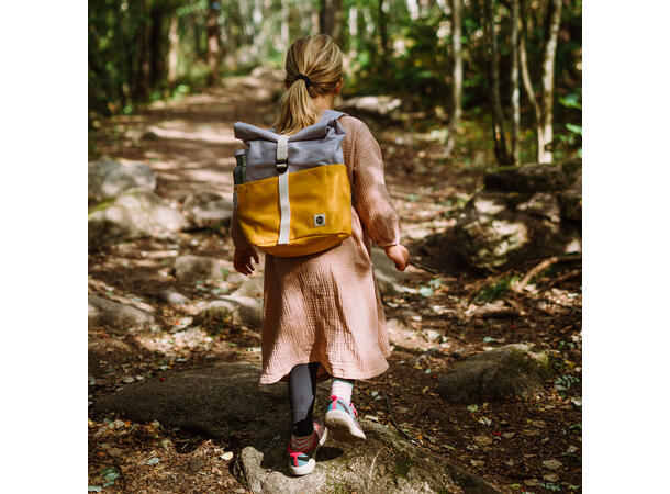 Blafre rullesekk - 7L gul/lys lilla 1-4 år 