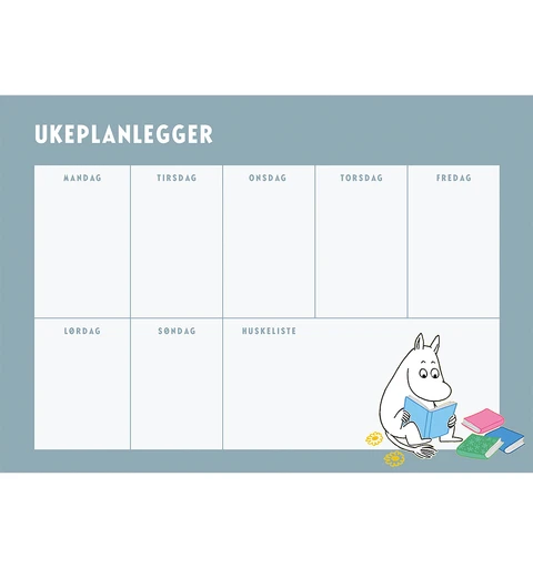 Mummi ukeplanlegger - Mummitrollet A4