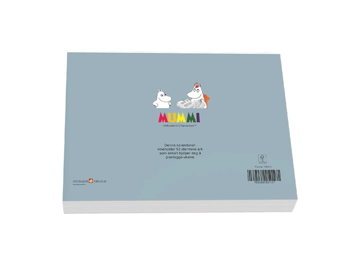 Mummi ukeplanlegger - Mummitrollet A4 