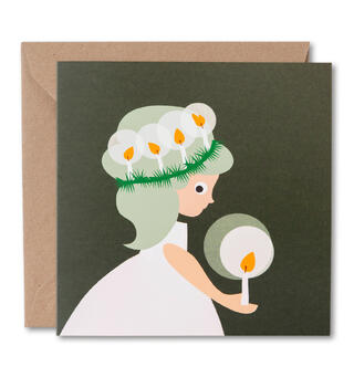 Blafre kort stort - Lotta jul Dobbelt kort