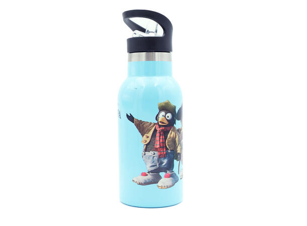Flåklypa drikkeflaske Blå - 350ml Flåklypa