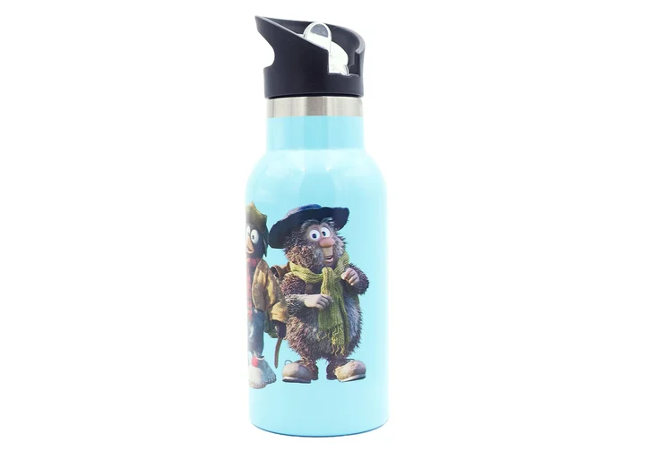 Flåklypa drikkeflaske Blå - 350ml Flåklypa 