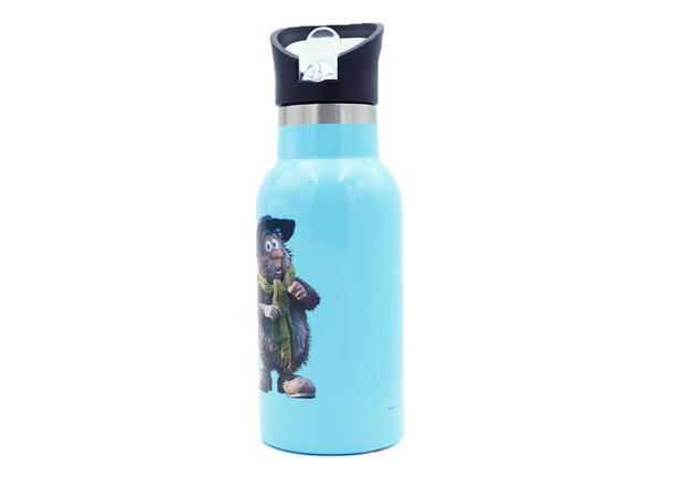 Flåklypa drikkeflaske Blå - 350ml Flåklypa