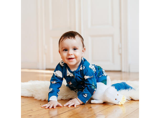 Mummi Pyjamas - Isflak Blå Babyklær fra Mummi