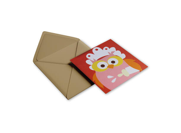 Blafre kort lite - Baby Dobbelt kort