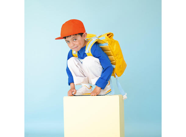 Blafre skole-/tursekk 24L gul 6-10 år