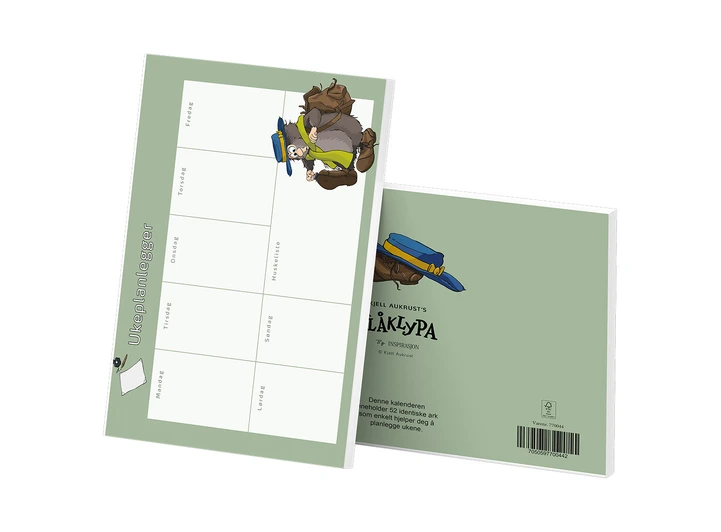 Flåklypa ukeplanlegger - Ludvig A4 