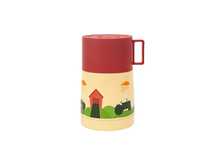 Blafre mattermos - Traktor og låve 500 ml 
