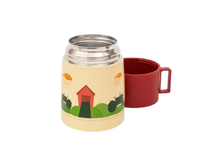 Blafre mattermos - Traktor og låve 500 ml 