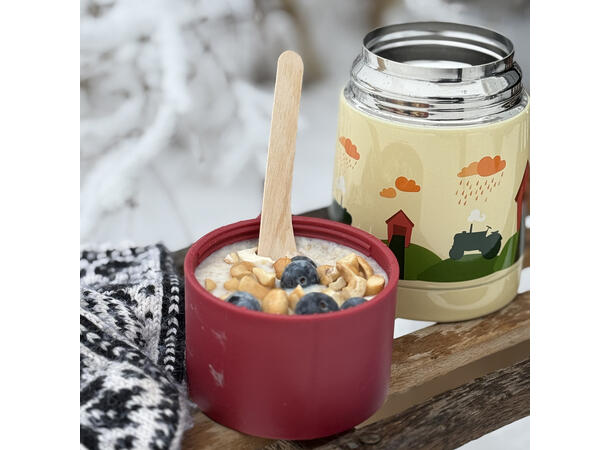 Blafre mattermos - Traktor og låve 500 ml 