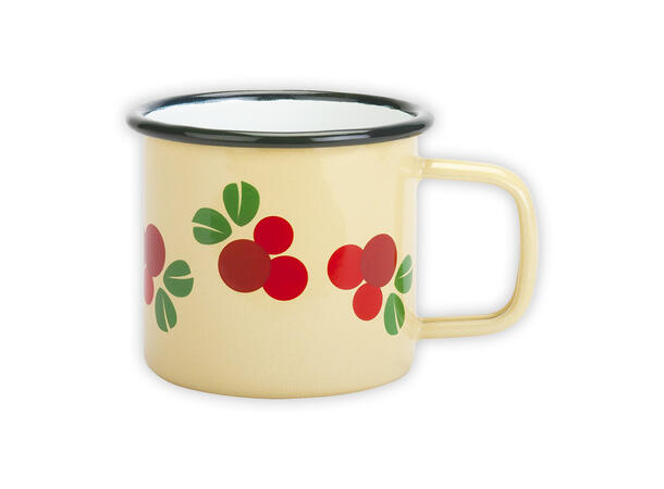 Blafre emaljekopp - Tyttebær 2,5 dl 