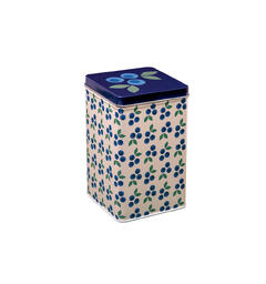 Blafre høy metallboks - Blåbær 16 cm