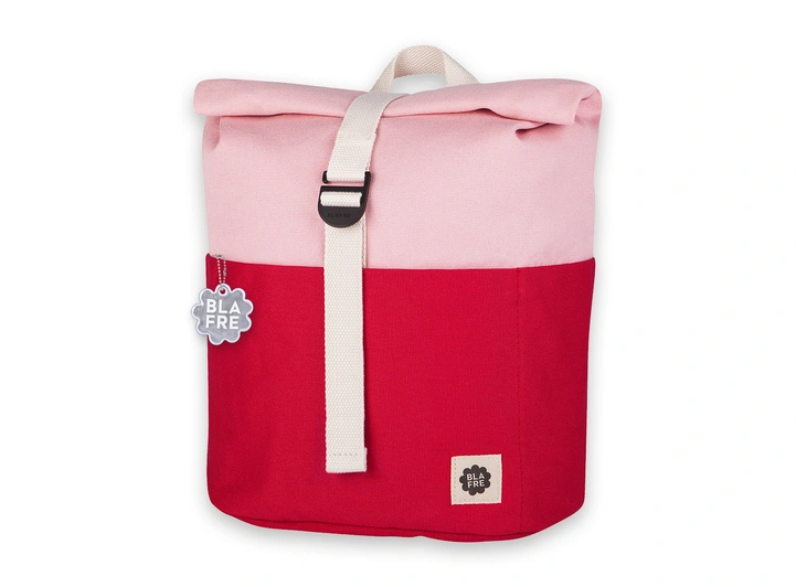 Blafre rullesekk - 9,5L rød/lys rosa 3-7 år 
