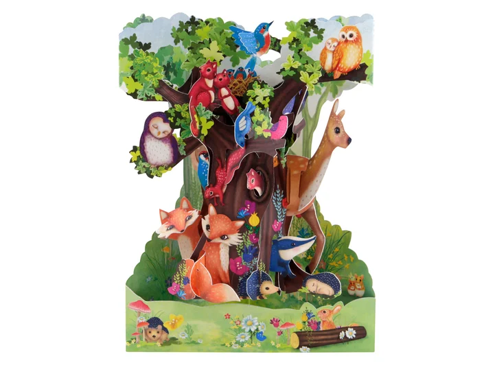 Swing Cards Dyrene i skogen A5 Swing Cards 