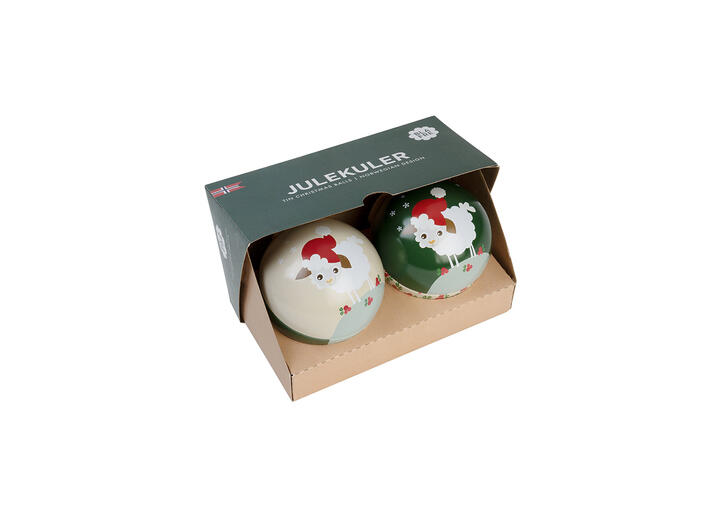 Blafre julekuler - Lam og tyttebær 2pk 