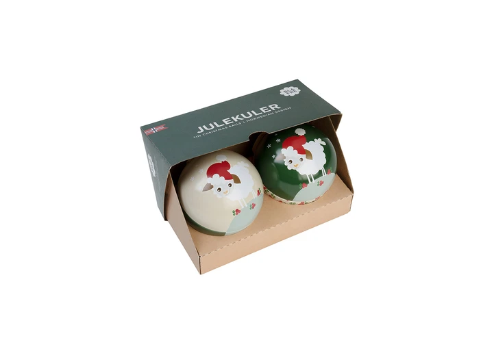 Blafre julekuler - Lam og tyttebær 2pk 