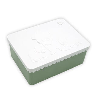 Blafre matboks i plast treroms - Bj&#248;rn Hvit