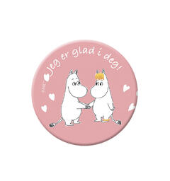Magnet  Mummi - Jeg er glad i deg! 5,6 cm
