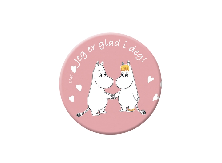 Magnet  Mummi - Jeg er glad i deg! 5,6 cm 