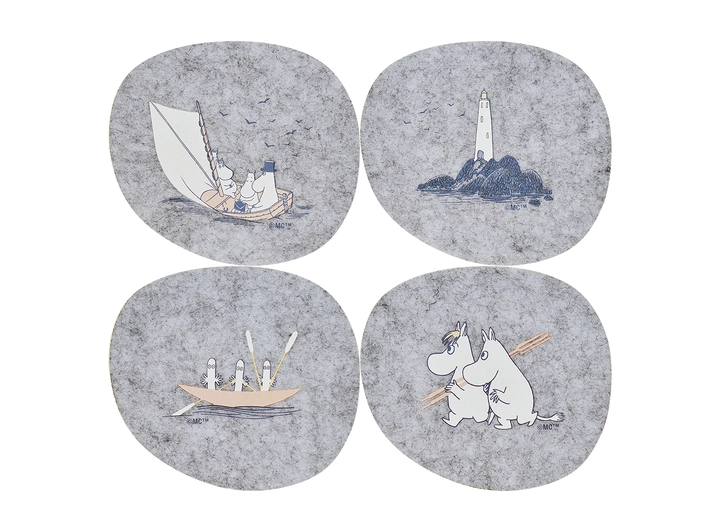 Mummi Glassbrikker - Sjømenn 4 pk 