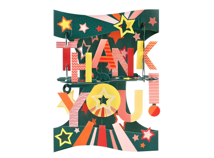 Swing Card Thank you A5 Swing Cards 