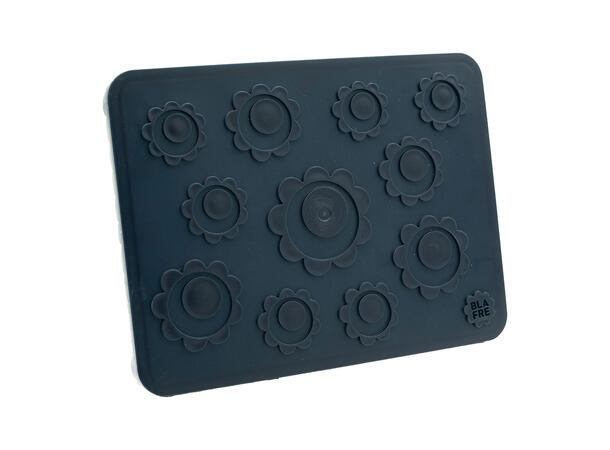 Blafre lokk treroms matboks - Blomst Mørk blå