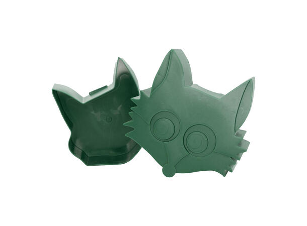 Blafre matboks i plast mini - Rev Mørk grønn