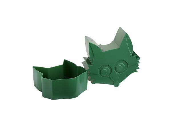 Blafre matboks i plast mini - Rev Mørk grønn