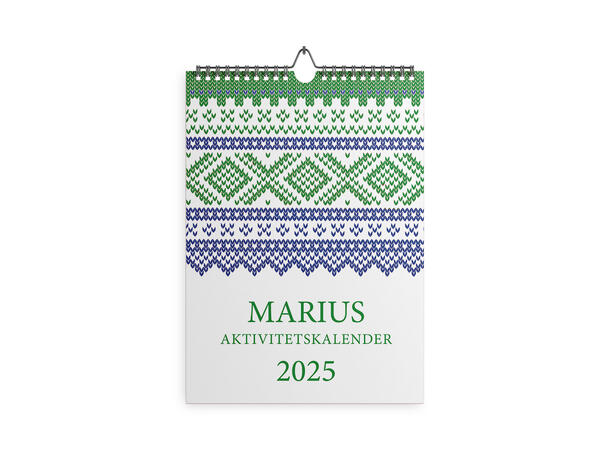 Marius Aktivitetskalender 2025 Kalender 2025