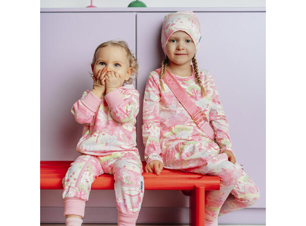 Mummi Pyjamas - Drømmeslott Rosa Babyklær fra Mummi