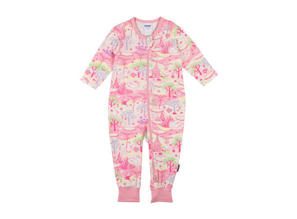 Mummi Pyjamas - Drømmeslott Rosa Babyklær fra Mummi