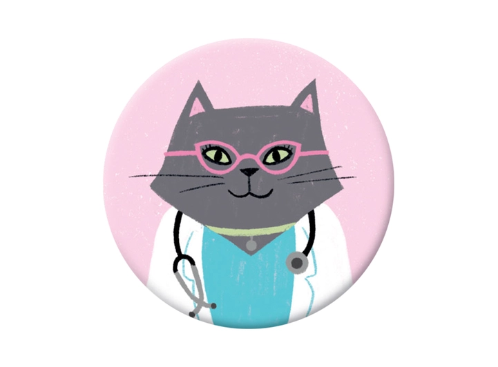 Pickmotion magnet  Katt 3,2 cm 