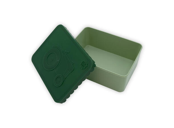 Blafre matboks i plast ett rom - Traktor Mørk grønn/lys grønn