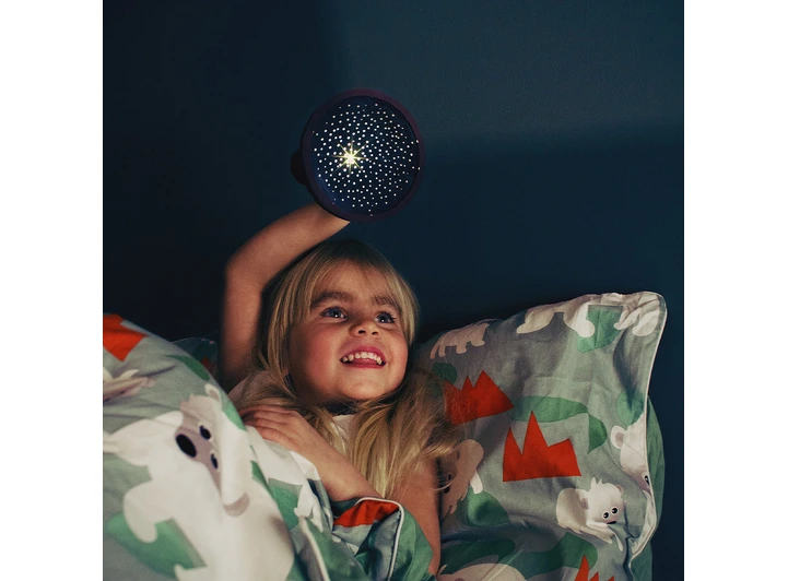 Blafre lampe/lykt - Lys blå 