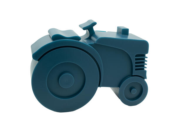 Blafre matboks i plast - Traktor Mørk blå