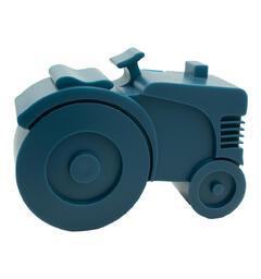 Blafre matboks i plast - Traktor Mørk blå