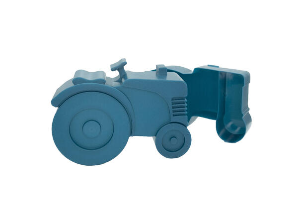 Blafre matboks i plast - Traktor Mørk blå