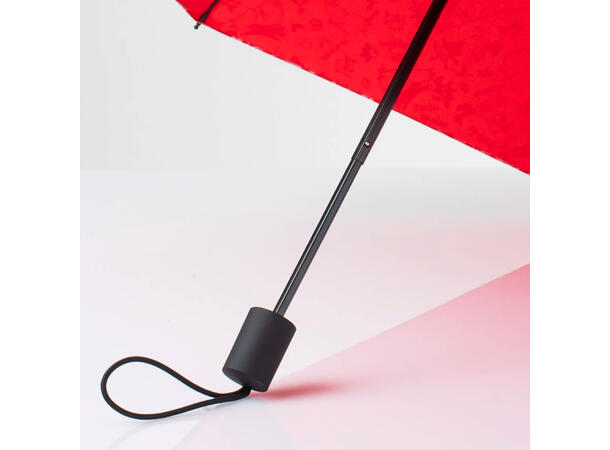 Mummi paraply - Rød Lett rød sammenleggbar paraply