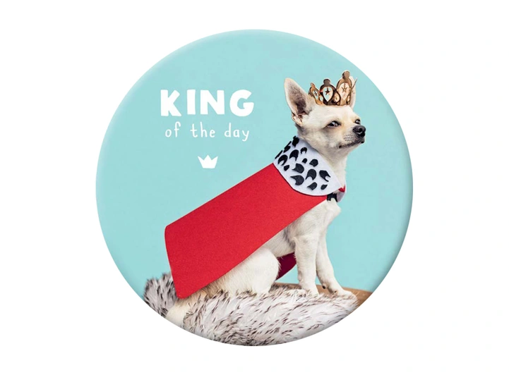 Pickmotion magnet King of the day 5,6 cm 