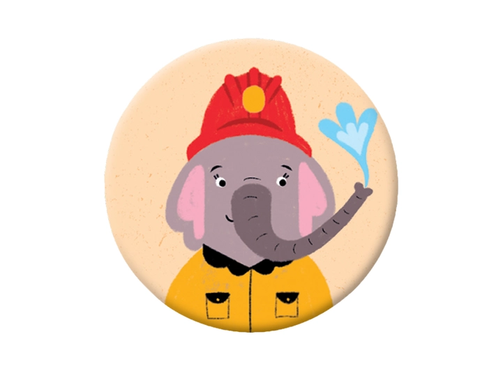 Pickmotion magnet elefant 3,2 cm 