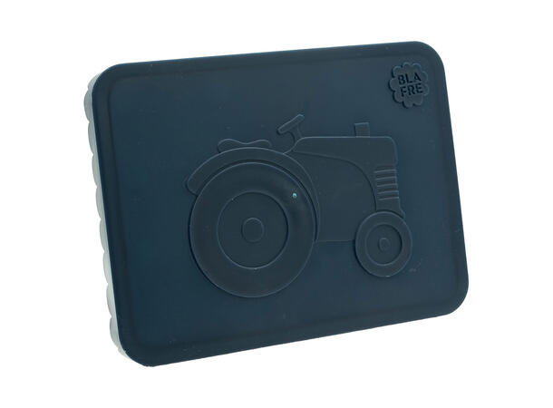 Blafre lokk ettroms matboks - Traktor Mørk blå