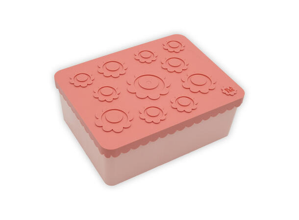 Blafre matboks i plast treroms - Blomst Rosa/lys rosa