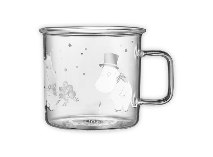 Mummikopp Glass - La det snø 3,5 dl 