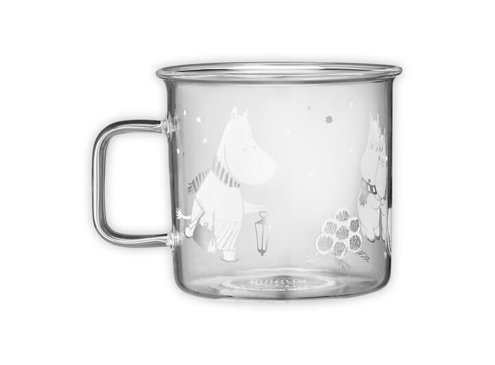 Mummikopp Glass - La det snø 3,5 dl 