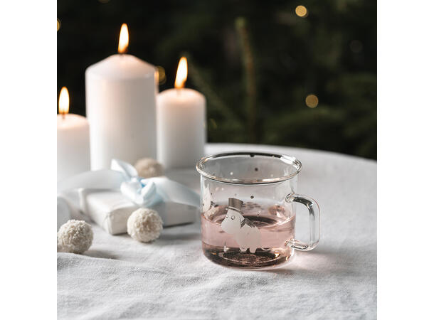 Mummikopp Glass - La det snø 3,5 dl