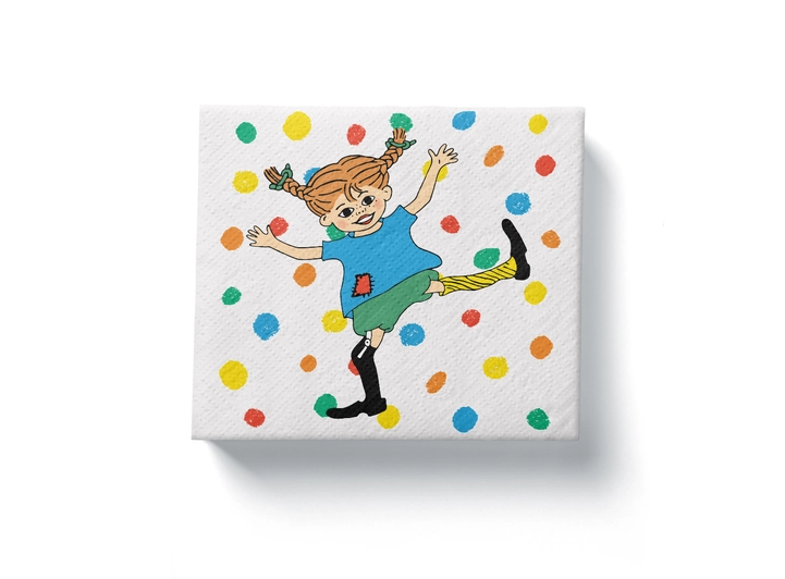 Pippi Serviett - Hoppsansa 33 x 33 cm 